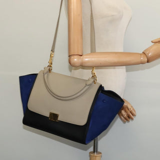 Celine Tricolor Trapeze Bag Leather