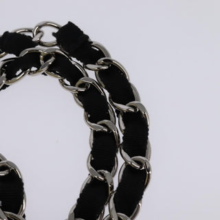 Chanel Just Mademoiselle Bag Woven Stitch Patent