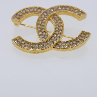 Chanel CC Brooch Metal with Crystals