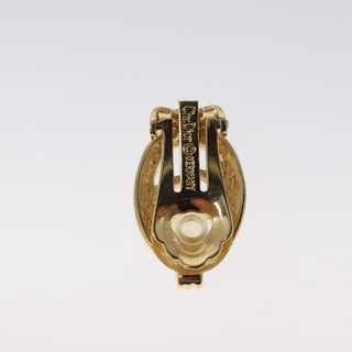 Christian Dior Petite CD Round Earrings Metal and Crystals