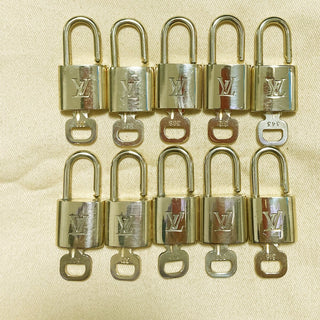 Louis Vuitton Cadenas Bag Charm Gold-plated