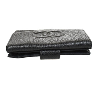 Chanel CC Compact Wallet Caviar