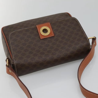 Celine Vintage Macadam Shoulder Bag Canvas