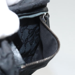 Gucci Vintage Double Belt Bag GG Denim