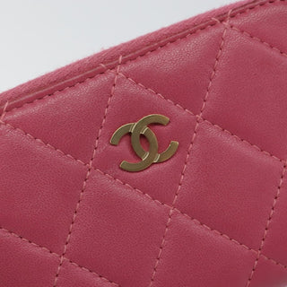 Chanel So Black CC Zip Coin Purse Quilted Lambskin