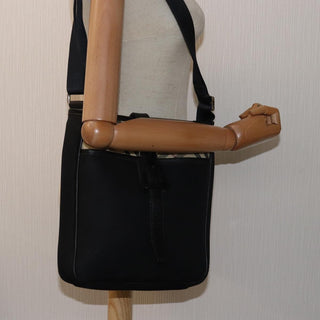 Burberry Front Pocket Flap Messenger Vintage Check Nylon and Nylon