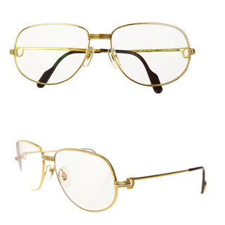 Cartier Trinity Glasses Gold Plated