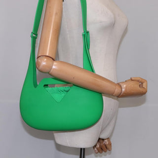 Bottega Veneta Punch Shoulder Bag Rubber with Nylon