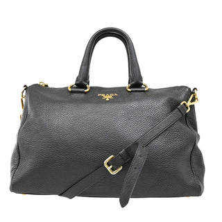 Prada Shoulder Strap Printed Saffiano Leather