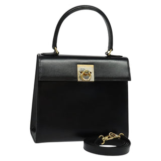 Celine Gancini Handbag Leather