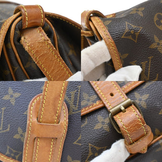 Louis Vuitton Saumur Handbag Monogram Canvas
