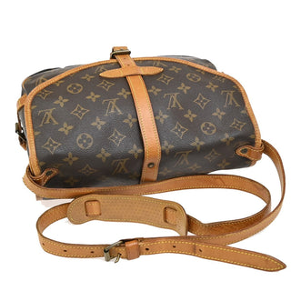 Louis Vuitton Saumur Handbag Monogram Canvas