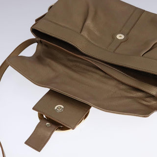 Bvlgari Chandra Flap Shoulder Bag Leather