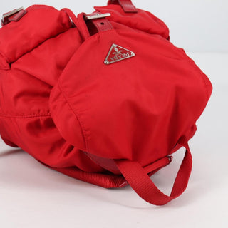 Prada Double Front Pocket Backpack Tessuto