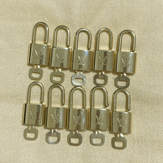 Louis Vuitton Cadenas Bag Charm Gold-plated