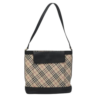 Burberry Shoulder Bag Nova Check Canvas