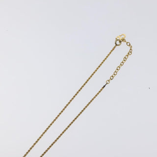 Christian Dior CD Pendant Necklace Gold-plated