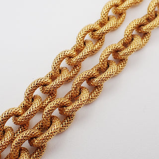 Chanel Vintage CC Logo Chain Charm Pendant Gold-plated
