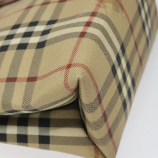 Burberry Top Handle Tote Haymarket Coated Canvas