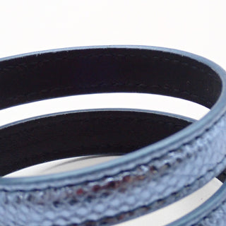 Bvlgari Serpenti Forever Double Wrap Bracelet Leather