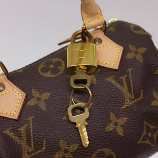 Louis Vuitton Speedy Mini HL Handbag Monogram Canvas