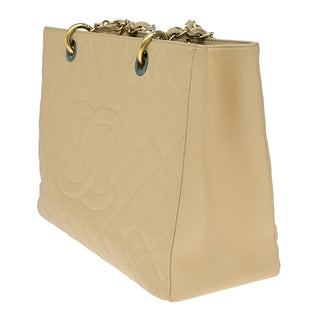 Chanel Grand Shopping Tote Quilted Calfskin