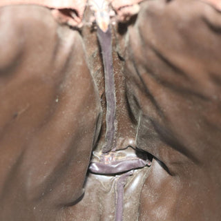 Burberry Nova Check Chain Satchel Leather