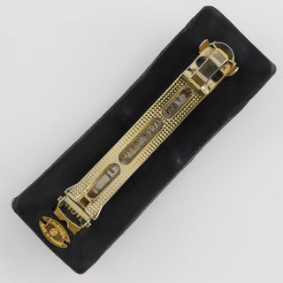 Chanel Coco mark barette Gold plated