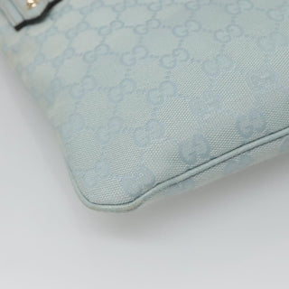 Gucci Vintage Flat Messenger Bag GG Canvas