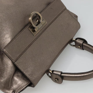 Salvatore Ferragamo Sofia Satchel Smooth Leather