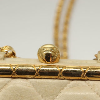 Chanel Vintage Diamond CC Tassel Waist Bag Quilted Lambskin