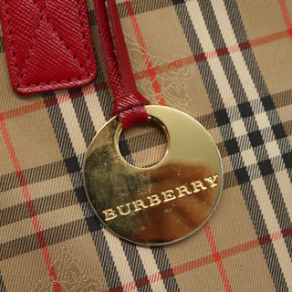 Burberry Nova Check Tote canvas check pattern