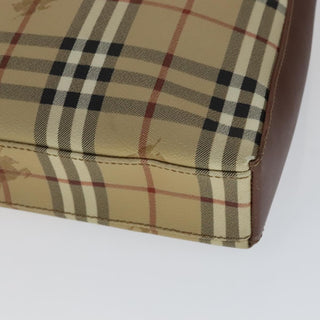 Burberry Shoulder Bag Haymarket Coated Canvas