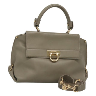 Salvatore Ferragamo Sofia Satchel Smooth Leather