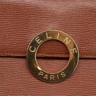 Celine Circle logo Leather