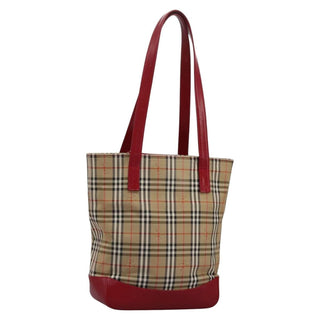 Burberry Nova Check Tote canvas check pattern