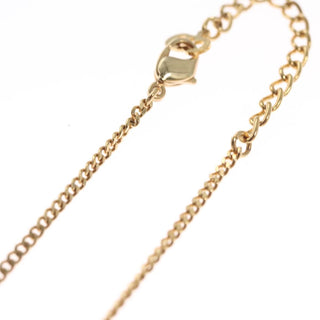 Christian Dior CD Pendant Necklace Gold-plated