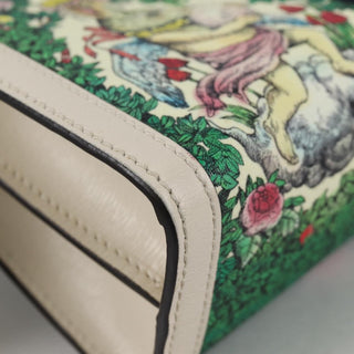 Gucci Ophidia Chain Shoulder Bag Flora GG Coated Canvas