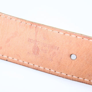Louis Vuitton Buckle Belt Mahina Leather