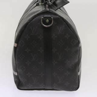 Louis Vuitton Keepall Bandouliere Bag Flash Fragment Monogram Eclipse Canvas