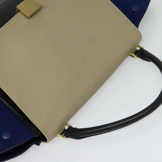 Celine Trapeze Bag Leather with Suede
