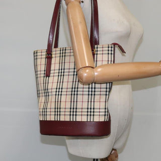 Burberry Nova Check Tote canvas check pattern