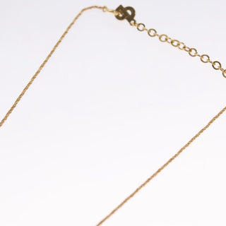 Christian Dior CD Pendant Necklace Metal