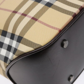 Burberry Vintage Tote Vintage Check Coated Canvas