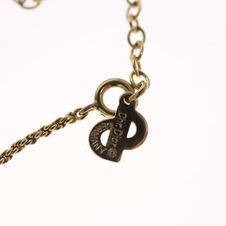 Christian Dior CD Pendant Necklace Gold-plated