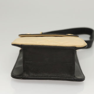 Chanel Vintage Button Waist Bag Quilted Lambskin