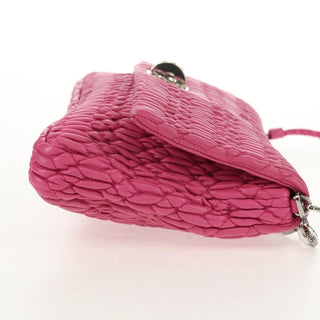 Miu Miu Crystal Clutch Matelasse Leather