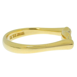Tiffany & Co. Elsa Peretti Bean Ring 18K Yellow Gold with Diamonds