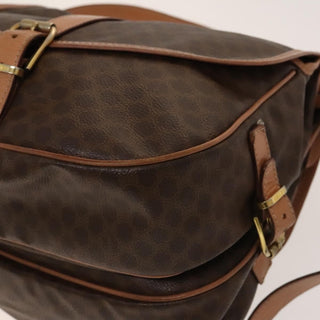 Celine Vintage Macadam Shoulder Bag Canvas