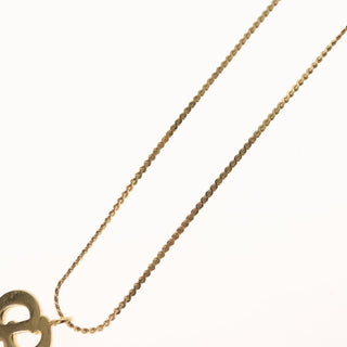 Christian Dior CD Pendant Necklace Gold-plated